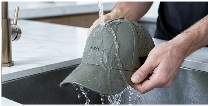 Step 2 — rinse with lukewarm water